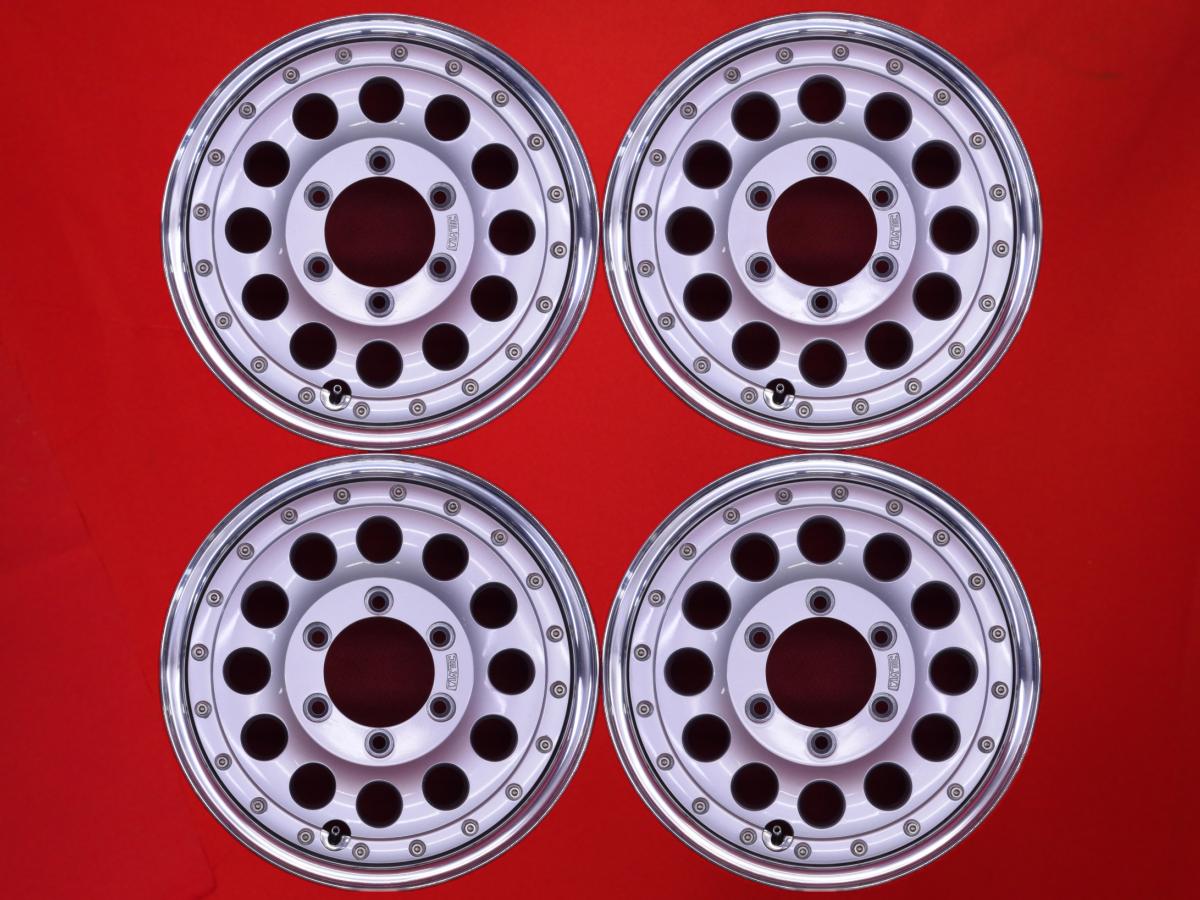 BERG(ベルグ) D 6Jx15 +20 6/139.7 ポリッシュ系 シルバー(銀色)系 ハイラックスサーフ ハイエースバン ハイエース デリカ スターワゴン デリカ スペースギア ダットサン パジェロ