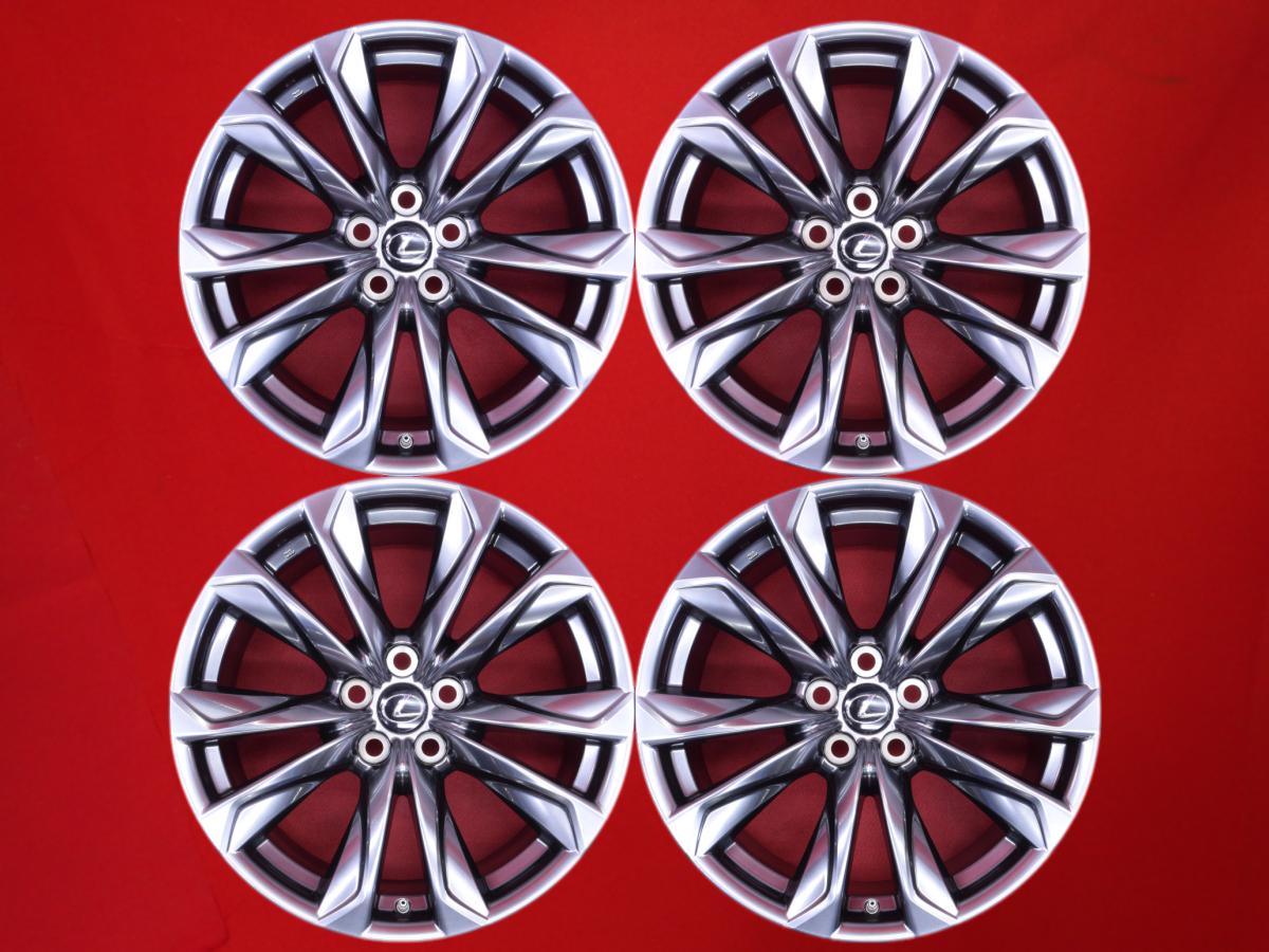 レクサス LS500Fスポーツ純正 8.5/9.5Jx20 +25 5/120 ハイパーブラック LS500h LS500 LS460L LS460