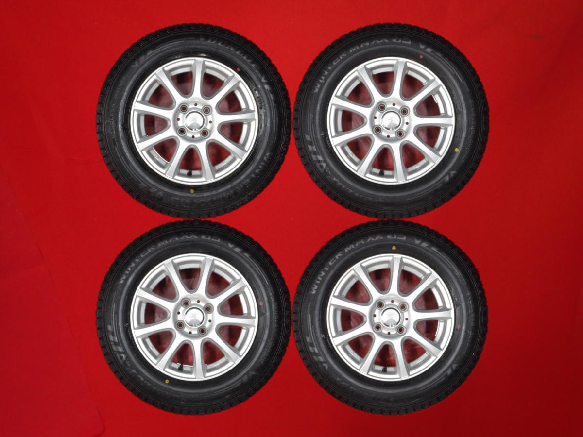 ダンロップ ウィンターマックス 03 WM03 DUNLOP WINTER MAXX 03 WM03 185/70R14 88Q 9スポークタイプ 1P 5.5Jx14 +50 4/100 シルバー(銀色)系 シビック ハイブリッド シビック フリード スパイク フリード ハイブリッド フリード スパイク ハイブリッド フリード