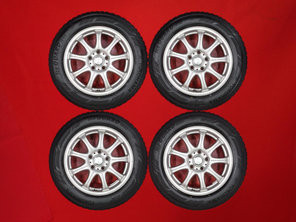ヨコハマ アイスガード 6 iG60 YOKOHAMA iceGUARD 6 iG60 205/60R16 96Q 10スポークタイプ 1P 6.5Jx16 +38 5/114.3 シルバー(銀色)系 ジューク プリウス プリウスα ヴォクシー ジェイド ギャラン フォルティス プリメーラワゴン ギャラン フォルティス スポーツバック マツ