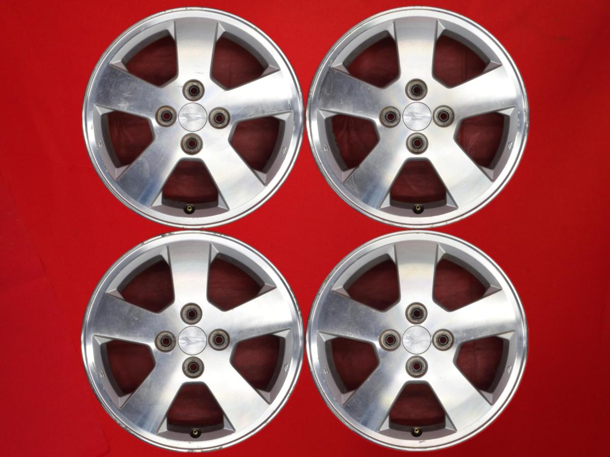 マックス RS(L952S)純正 4.5Jx15 +45 4/100 シルバーポリッシュ(シルバー&ポリッシュ) マックス