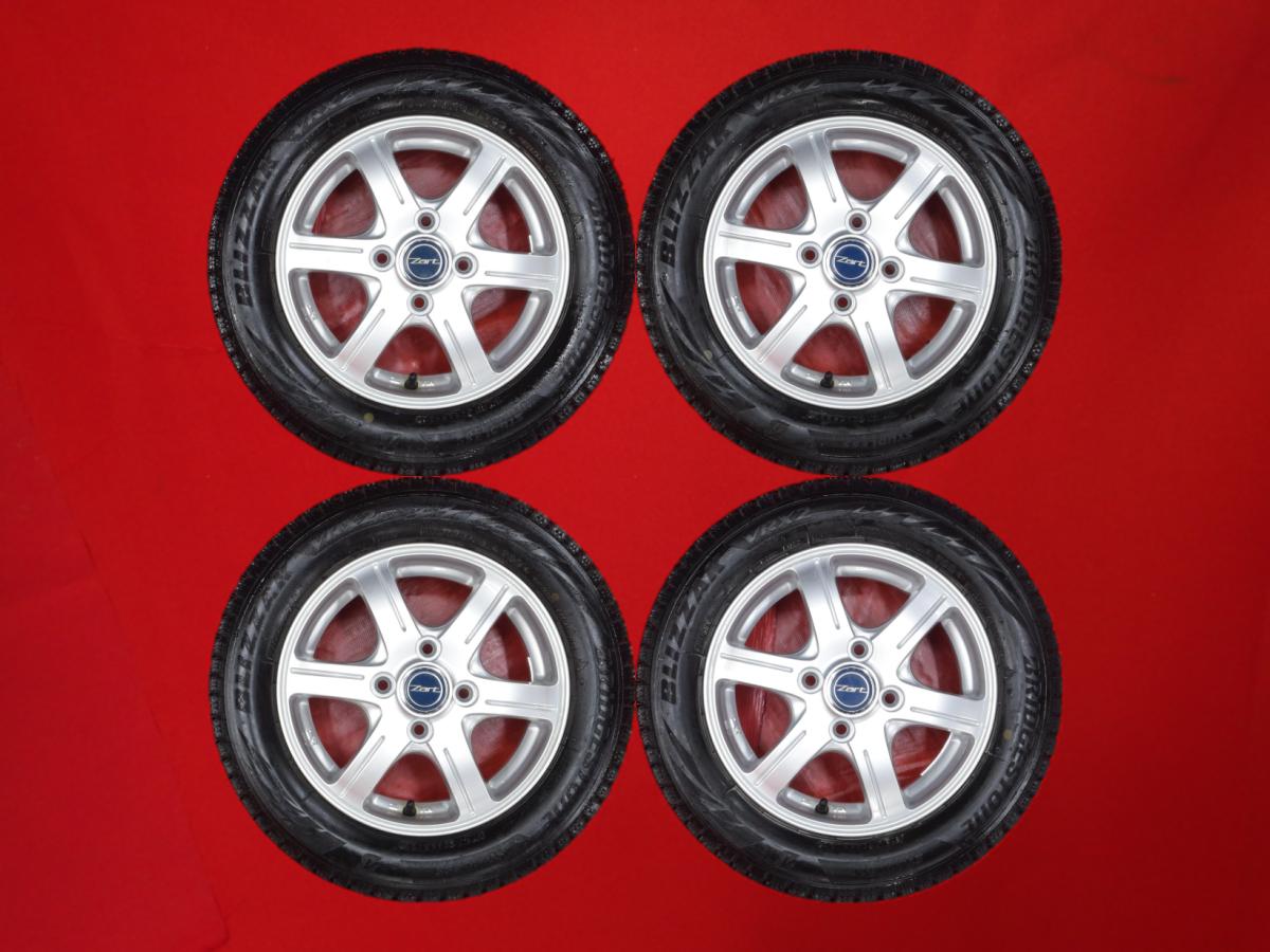 ブリヂストン ブリザック VRX2 BRIDGESTONE BLIZZAK VRX2 155/65R13 73Q 6スポークタイプ 1P 4Jx13 +45 4/100 シルバー(銀色)系 トラック ムーヴ トッポ オッティ プレオ モコ ミニカ パレット パレット SW スピアーノ MRワゴン Wit ミラ ゼスト スパーク エッセ eKワゴン