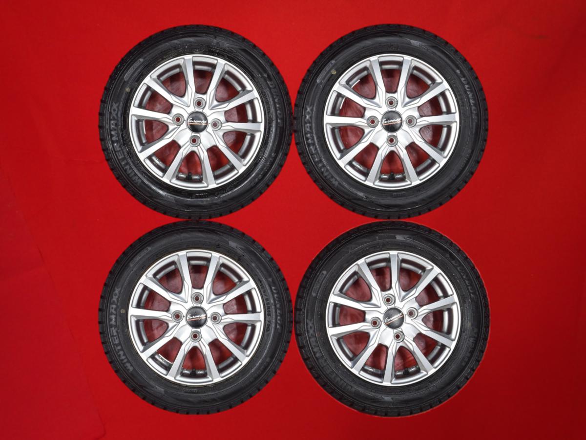 ダンロップ ウィンターマックス 02 WM02 DUNLOP WINTER MAXX 02 WM02 155/65R13 73Q 5Wスポークタイプ 1P 4Jx13 +43 4/100 ガンメタ系 モコ アルト バン フレアワゴン ワゴンR トッポ ミラ ゼスト スパーク エッセ MRワゴン Wit スピアーノ パレット パレット SW ミニカ ゼ