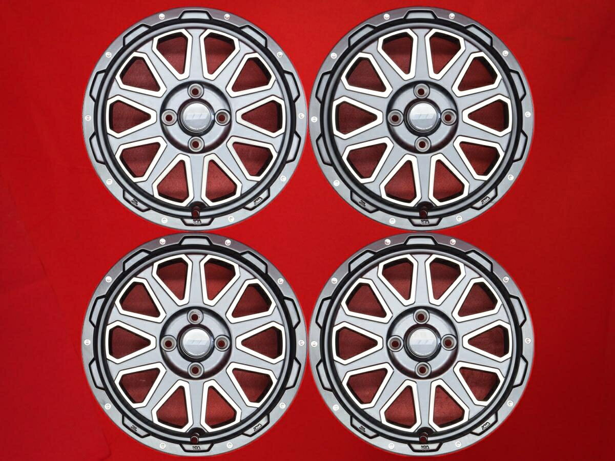 LEOWING レオウイング XR クロス 5Jx15 +45 4/100 ブラック(黒色)系 スクラムワゴン スペーシア eKスペース カスタム ライフ ダンク アクティ トラック スペーシア カスタム ピクシスバン アルト マックス セルボ ライフ トッポ BJ eKアクティブ ザッツ ワゴンR スマイル ツ