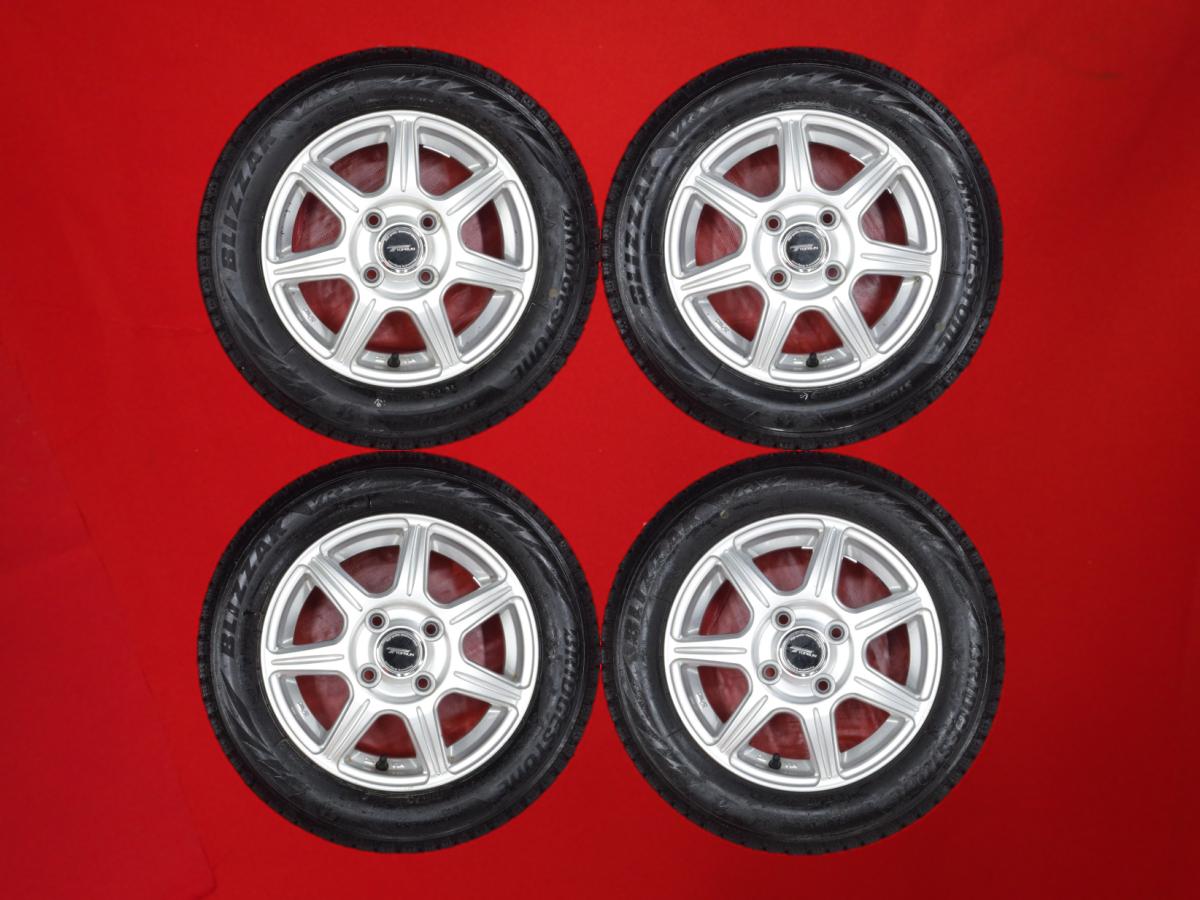 ブリヂストン ブリザック VRX2 BRIDGESTONE BLIZZAK VRX2 155/65R13 73Q 7スポークタイプ 1P 4Jx13 +45 4/100 シルバー(銀色)系 ツイン ライフ ダンク セルボ ライフ ザッツ アルト アルトワークス ピノ ゼスト ヴィヴィオ ビストロ eKクラッシィ 155/65R13ベース ルークス