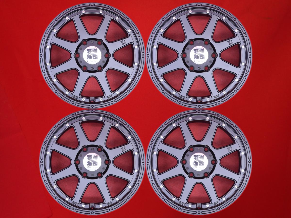 XTREME-J - 7.5Jx17 +25 6/139.7 ブラック(黒色)系 ハイラックス FJクルーザー ランドクルーザー プラド ハイラックスサーフ