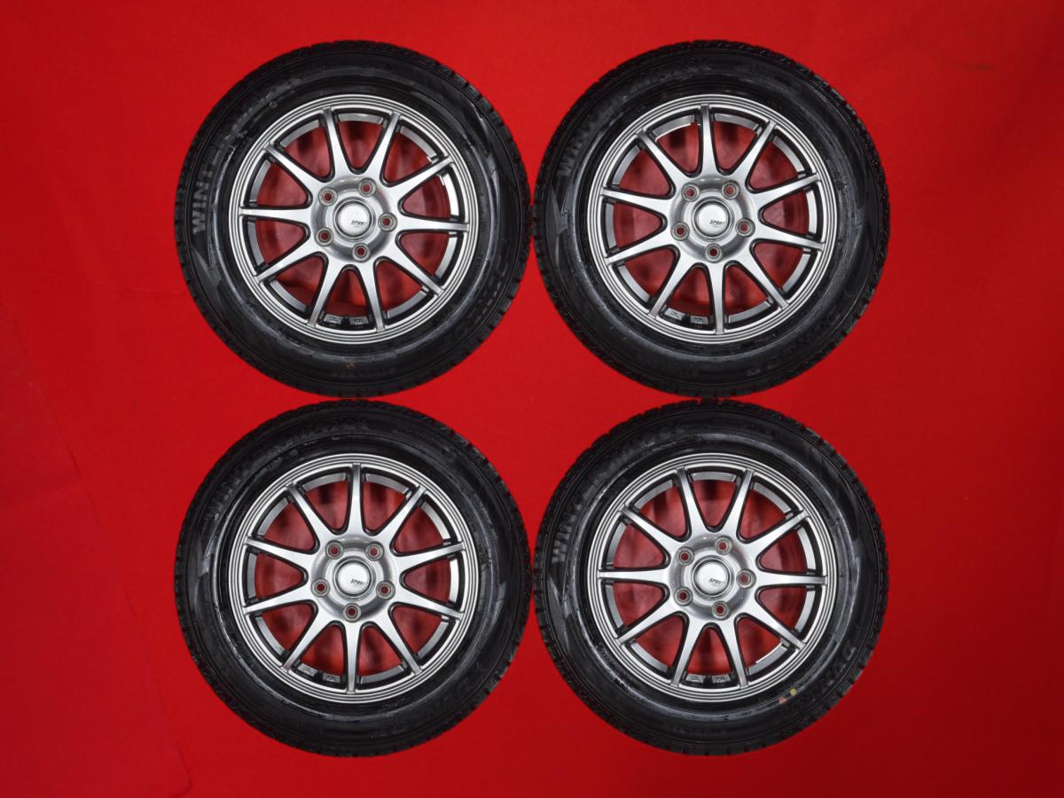 ダンロップ ウィンターマックス 02 WM02 DUNLOP WINTER MAXX 02 WM02 185/65R15 88Q 10スポークタイプ 1P 6Jx15 +53 5/114.3 ガンメタ系 フリードプラス フリード フリード ハイブリッド
