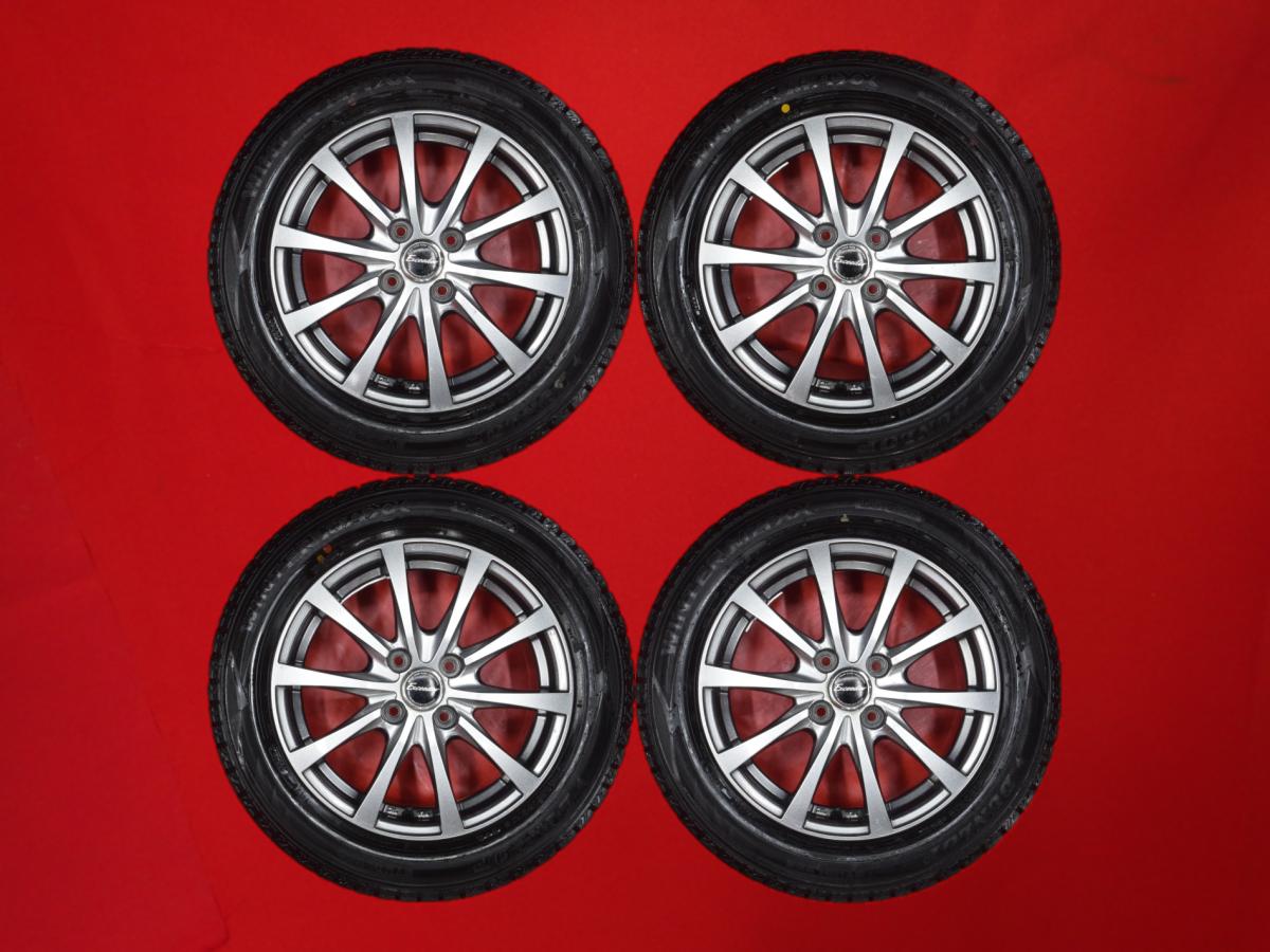 ダンロップ ウィンターマックス 02 WM02 DUNLOP WINTER MAXX 02 WM02 185/60R15 84Q 10スポークタイプ 1P 5.5Jx15 +50 4/100 ガンメタ系 スイフト フィット シャトル フィット スプラッシュ エアウェイブ インサイト フィット ハイブリッド