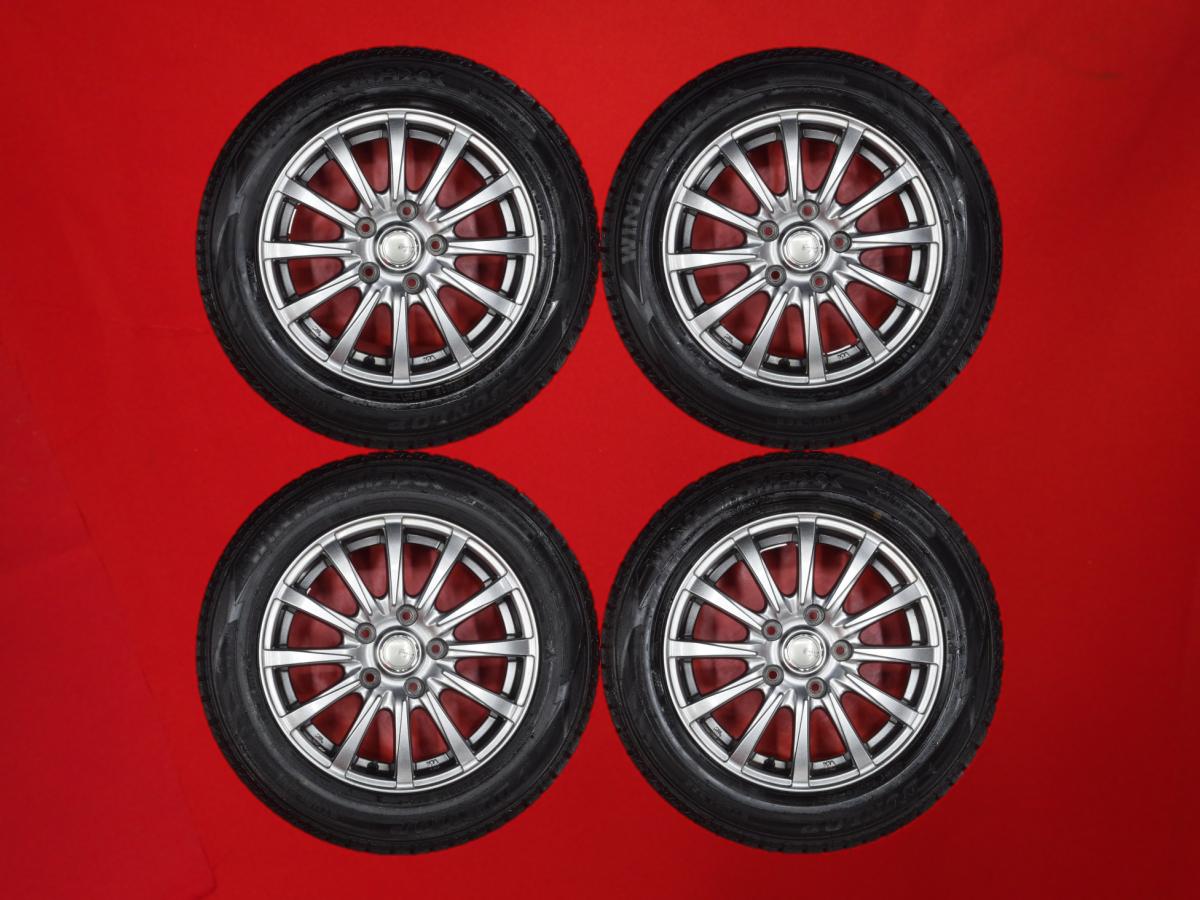 ダンロップ ウィンターマックス 02 WM02 DUNLOP WINTER MAXX 02 WM02 185/65R15 88Q 12スポークタイプ 1P 6Jx15 +53 5/114.3 ガンメタ系 フリード ハイブリッド フリードプラス フリード