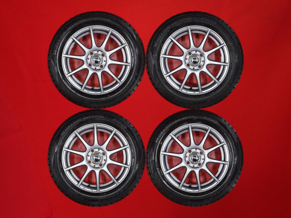 ダンロップ ウィンターマックス 02 WM02 DUNLOP WINTER MAXX 02 WM02 185/60R15 84Q 10スポークタイプ 1P 5.5Jx15 +50 4/100 ガンメタ系 スプラッシュ エアウェイブ フィット シャトル フィット スイフト フィット ハイブリッド インサイト