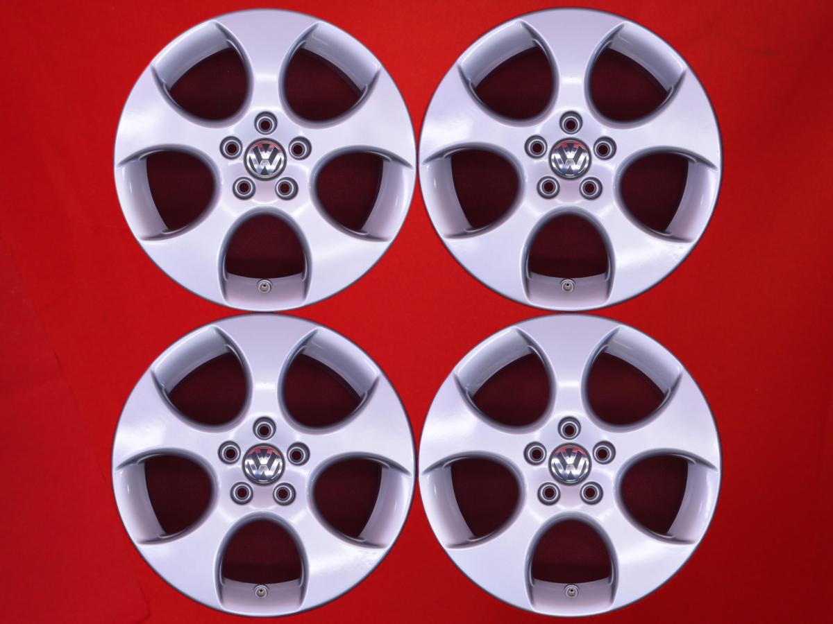 汽车用品 - ゴルフ V GTI純正 7.5Jx17 +51 5/112 シルバー(銀色)系 ジェッタ ゴルフ ヴァリアント ゴルフVII ゴルフ プラス ゴルフ VIII ゴルフV ゴルフVI クロス ゴルフ