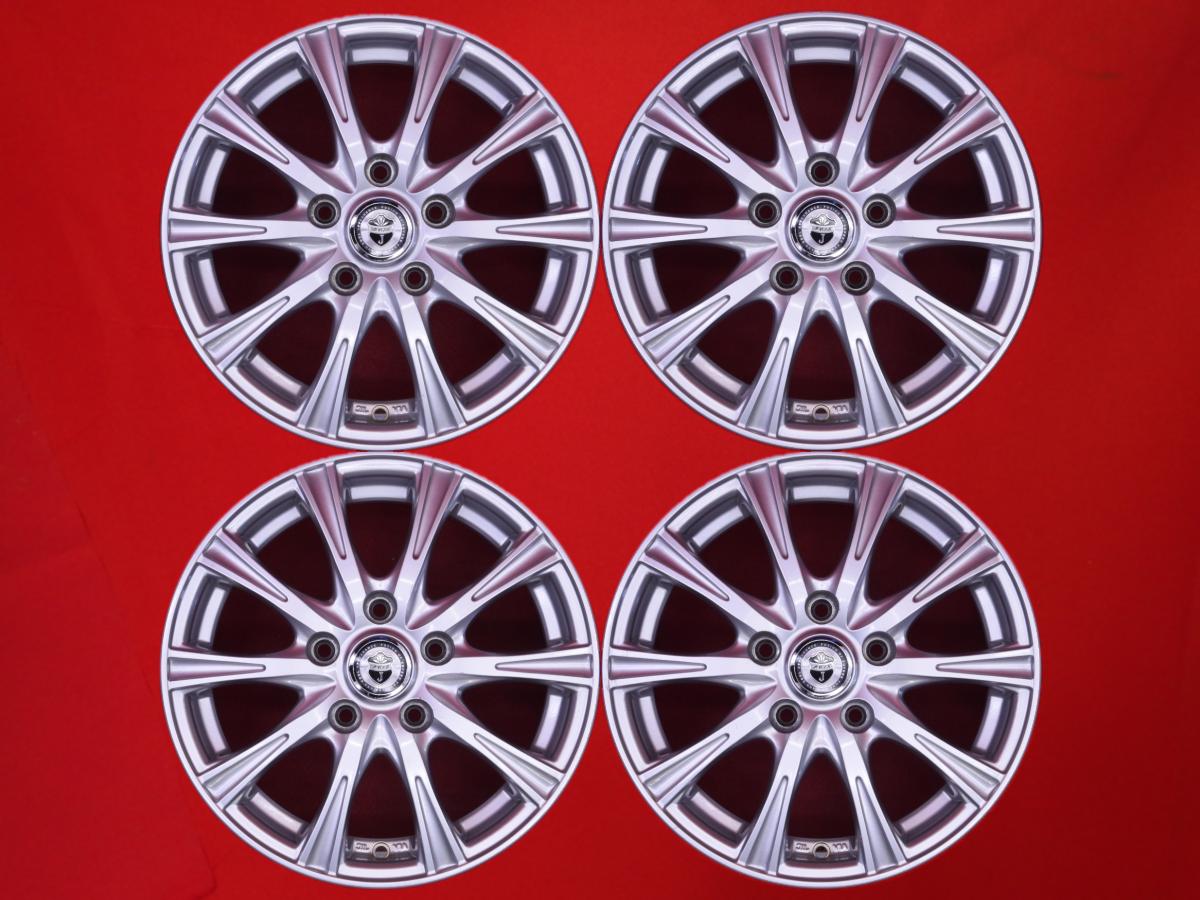JOKER STIR(ステア) 6Jx15 +43 5/114.3 シルバー(銀色)系 セレナ e-NV200 アイシス