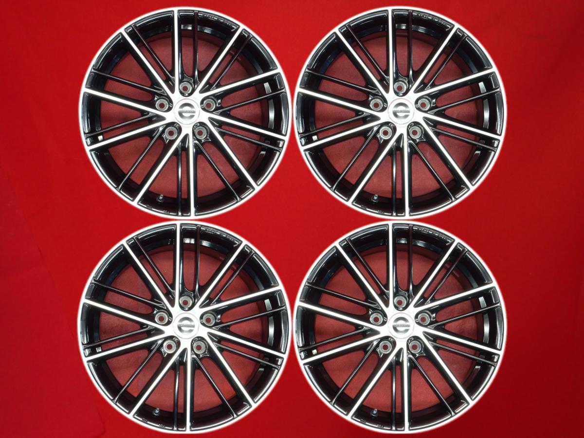 ECO FORME エコフォルム CRS111 (5H) 7Jx17 +45 5/114.3 ブラックポリッシュ(ブラック&ポリッシュ) UX250h C-HR CR-Z ES330 プリウス ロードスター レヴォーグ フォレスター シビック タイプR CX-5 UX200 スイフトスポーツ WR-V ヴェゼル ヤリス クロス カムリ インテグラ