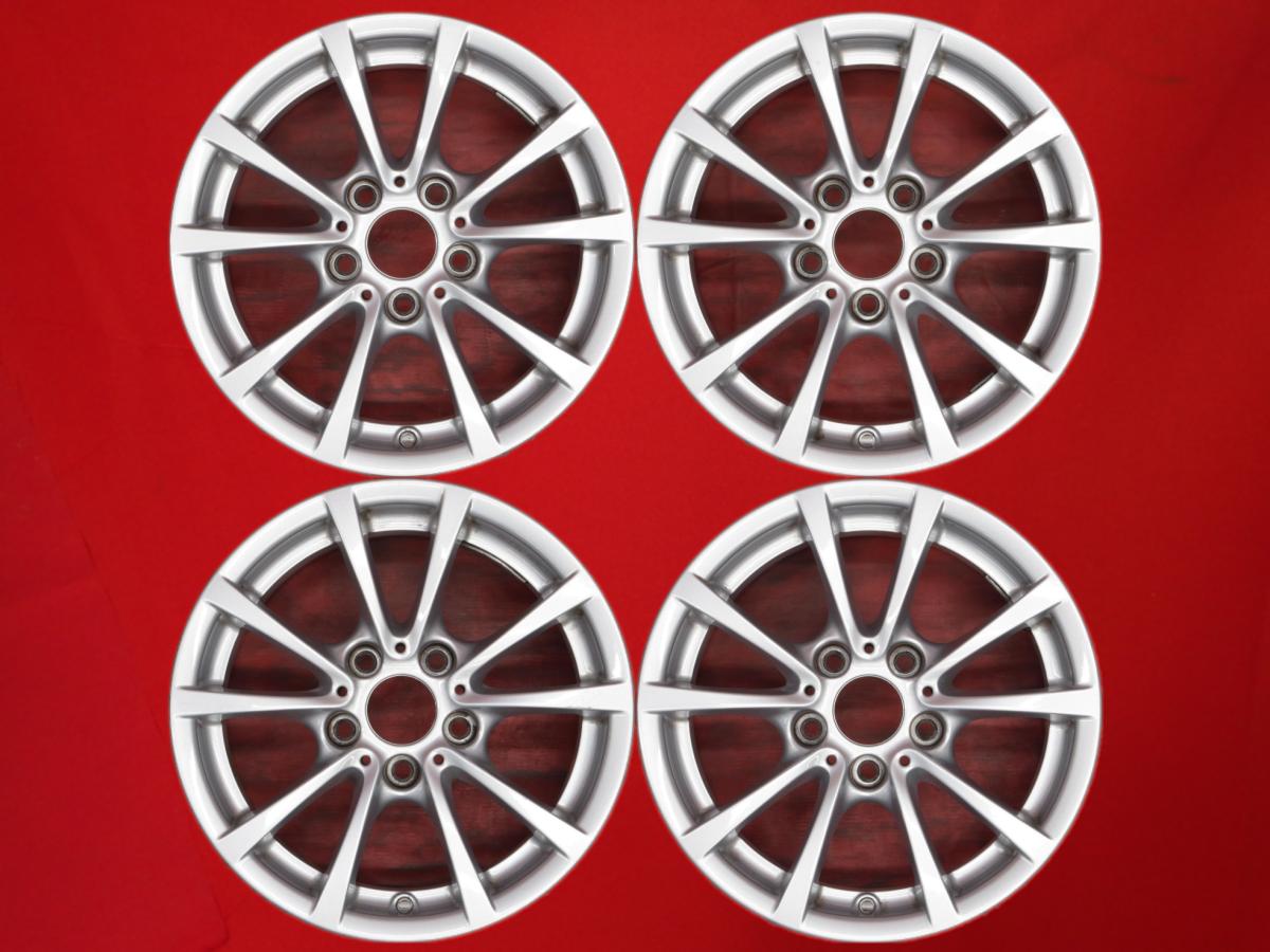 BMW 3シリーズ(F30-31)純正Vスポークスタイリング 390 7Jx16 +31 5/120 シルバー(銀色)系 3シリーズ セダン 3シリーズ ツーリング