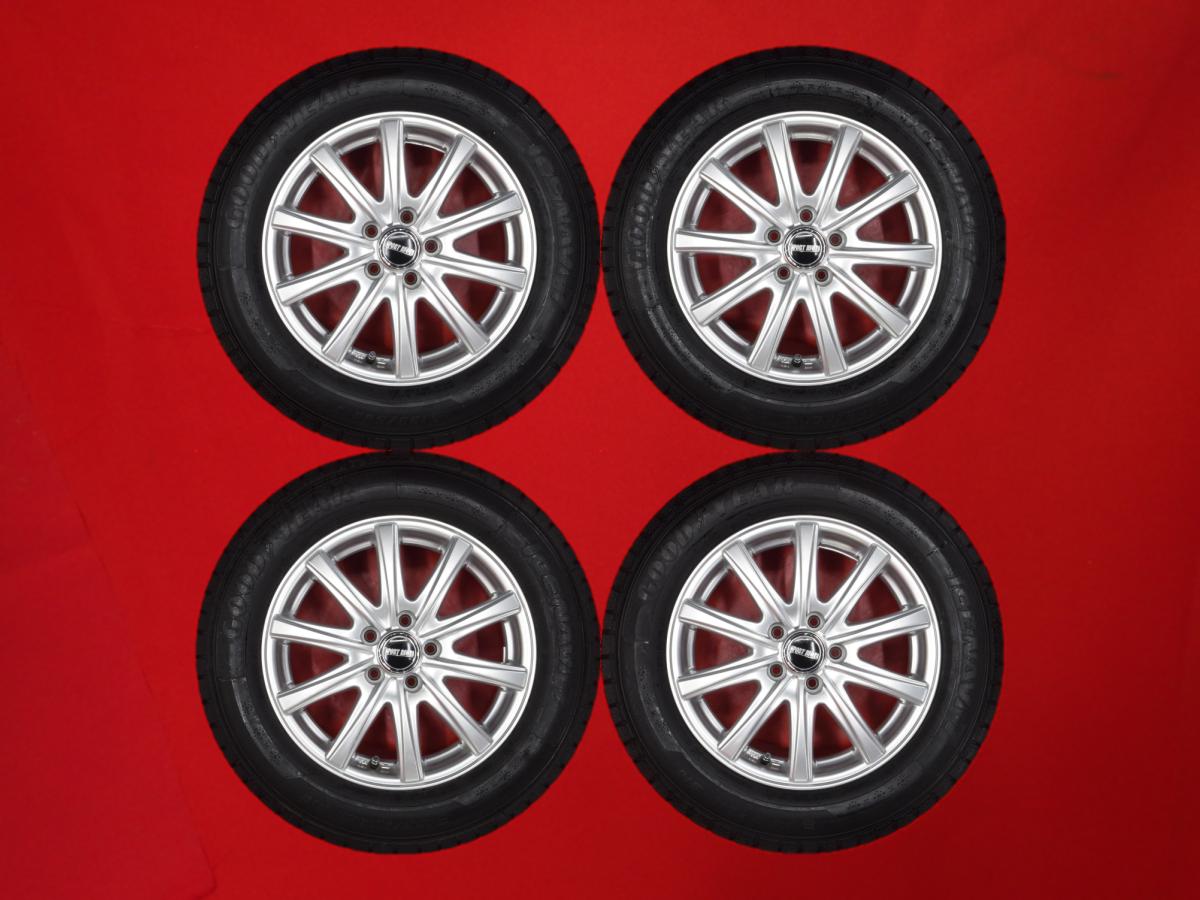 グッドイヤー アイスナビ 7 GOODYEAR ICENAVI 7 195/65R15 91Q 10スポークタイプ 1P 6Jx15 +45 5/100 シルバー(銀色)系 カローラ ウィッシュ プリウス インプレッサ アネシス インプレッサ CT200h カローラ ツーリング インプレッサ スポーツ プリウスPHV インプレッサ G4
