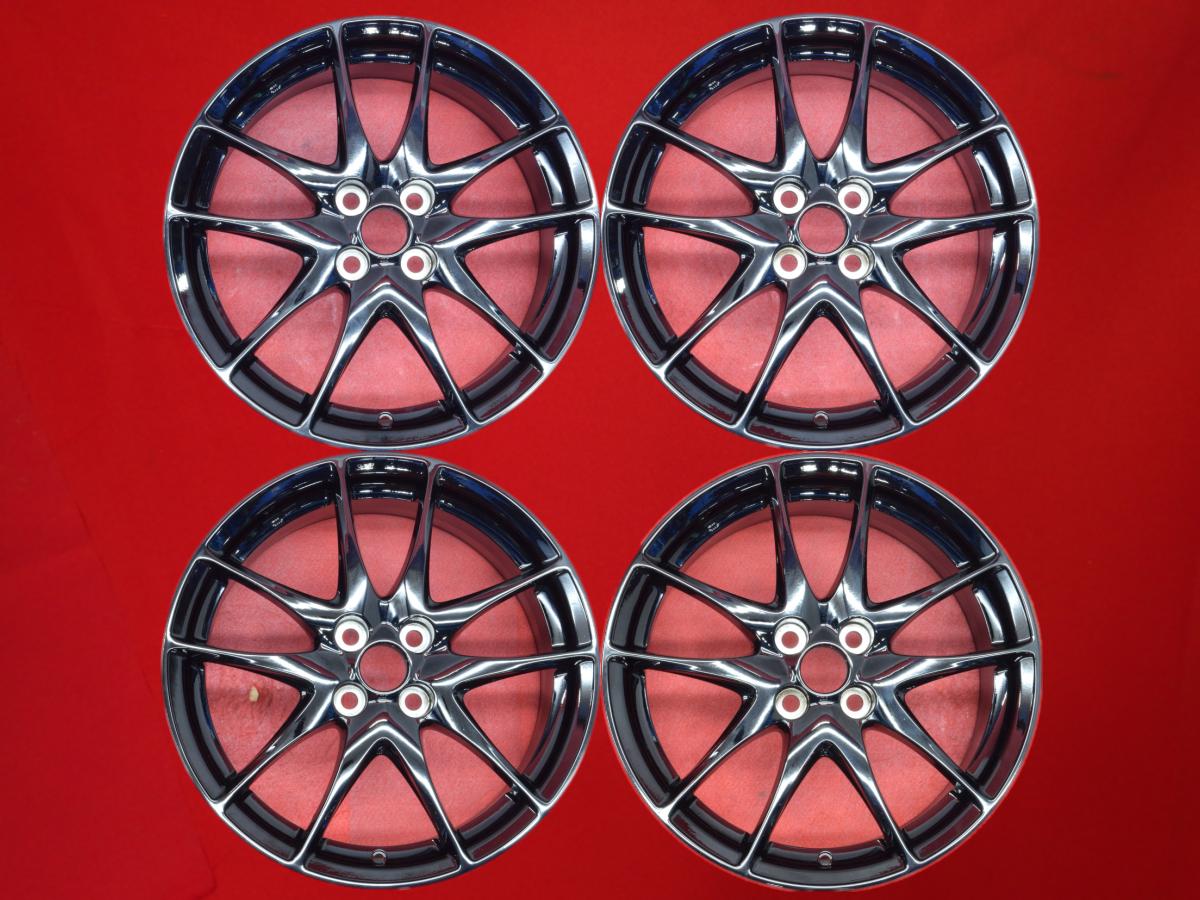 ヴィッツ GR SPORT 純正 17インチ 7Jx17 +50 4/100 ブラック(黒色)系 ヤリス ヴィッツ カローラ フィールダー