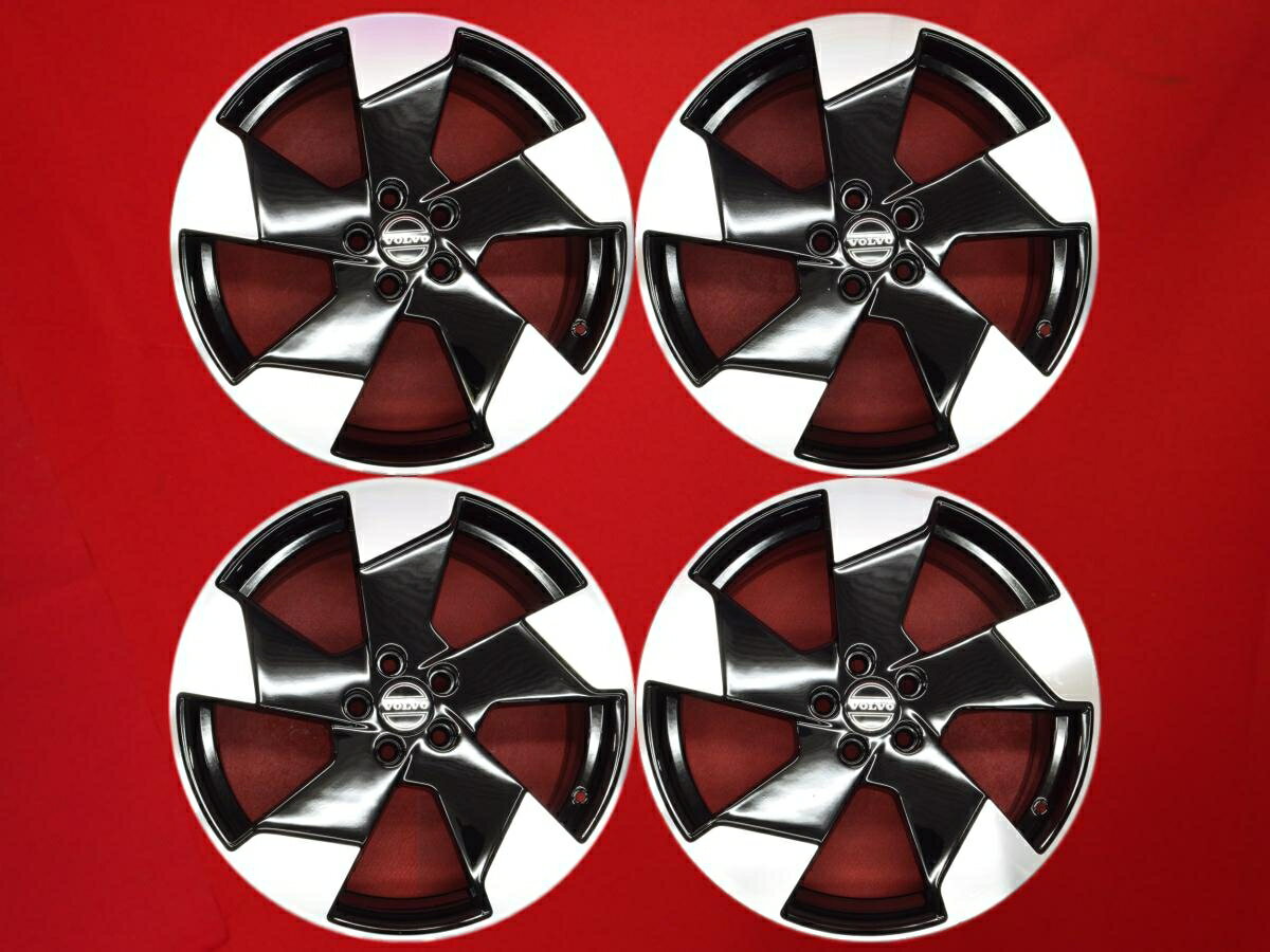 ボルボ EX30 純正 5-Spoke Glossy Black Diamond Cut 8Jx19 +48.5 5/108 ブラックポリッシュ(ブラック&ポリッシュ) EX30 クロスカントリー EX30