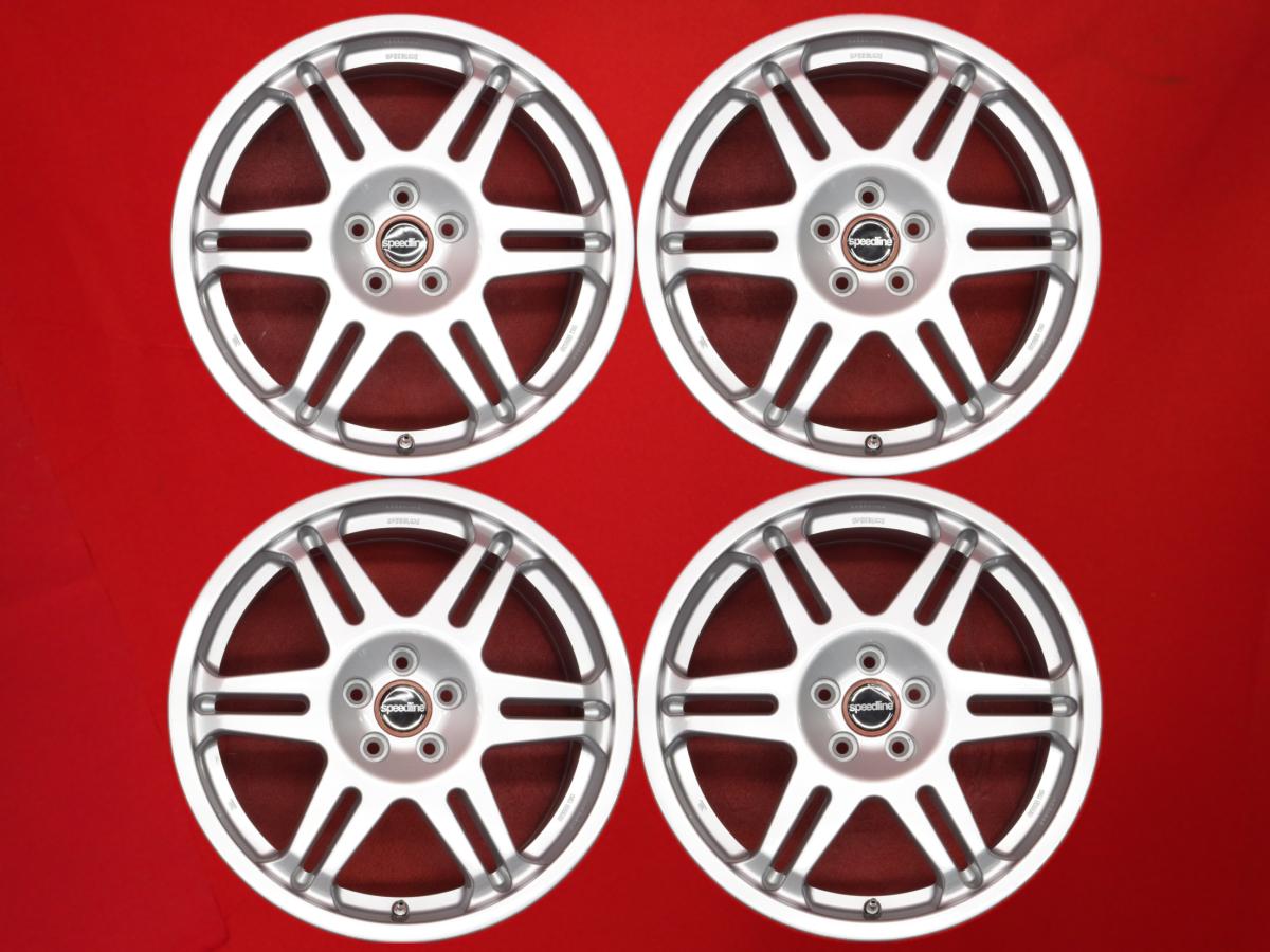 speed line(スピードライン) スーパーレグ 7Jx17 +48 5/100 シルバー(銀色)系 カローラ ツーリング BRZ プリウスPHV インプレッサ スポーツ GR 86 プリウス カローラ 86 カレン