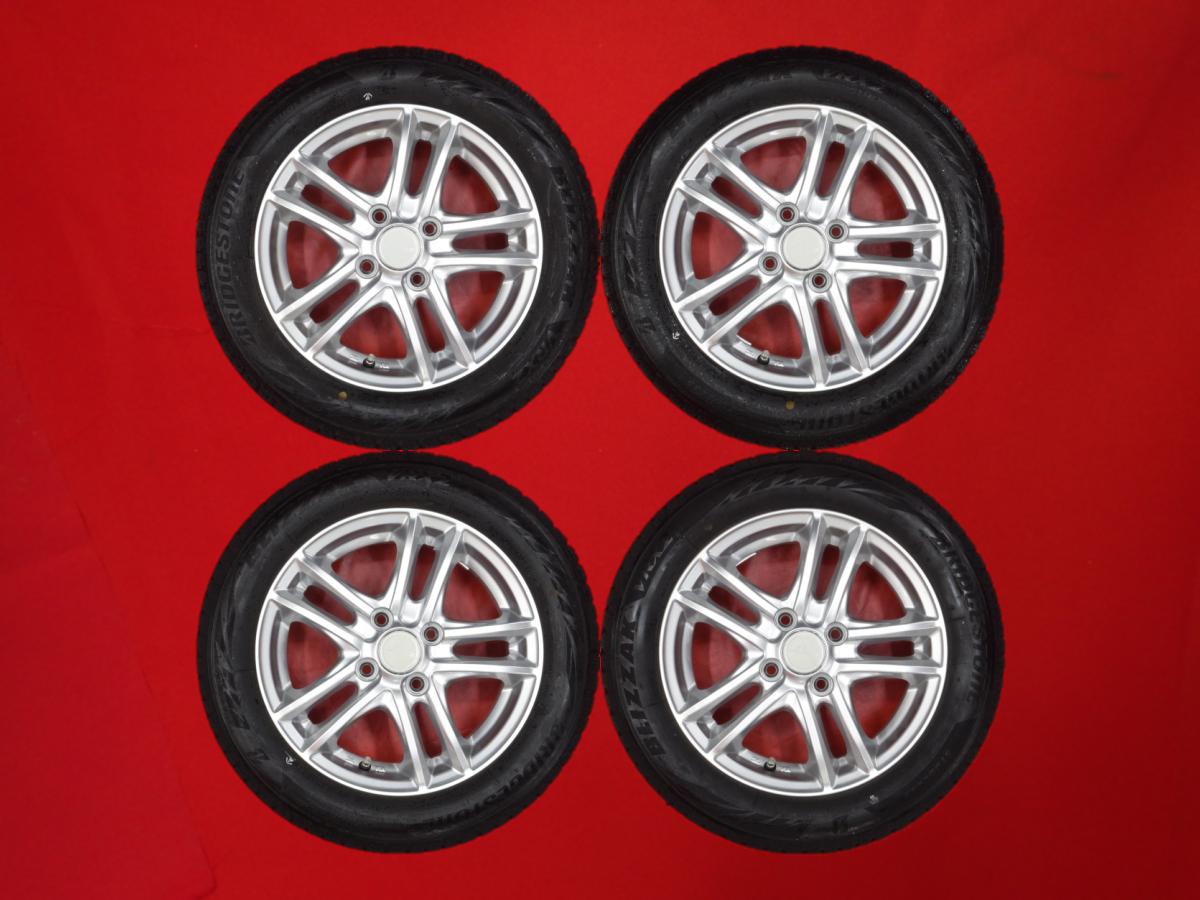 ブリヂストン ブリザック VRX2 BRIDGESTONE BLIZZAK VRX2 155/65R14 75Q 5Wスポークタイプ 1P 4.5Jx14 +45 4/100 シルバー(銀色)系 エヌワン エヌボックス プラス キャロル エコ ムーヴ R1 シフォン カスタム エヌバン ステラ リベスタ フレア プレオ ミラ ジーノ eKクロス