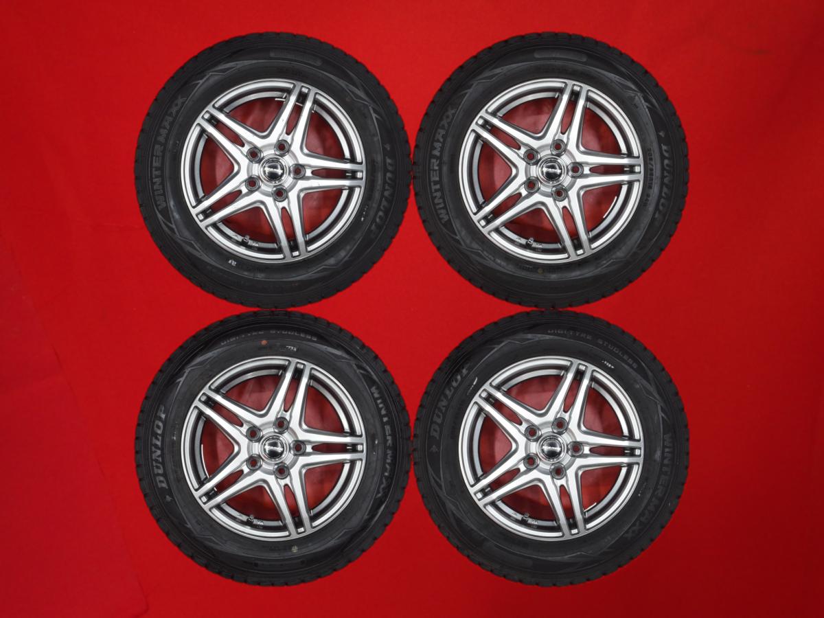 ダンロップ ウィンターマックス 02 WM02 DUNLOP WINTER MAXX 02 WM02 205/65R15 94Q 5Wスポークタイプ 1P 6Jx15 +43 5/114.3 ガンメタ系 グロリア エスティマ MPV ルネッサ オデッセイ クラウン セフィーロ セドリック&グロリア セフィーロワゴン イプサム プレサージュ カ