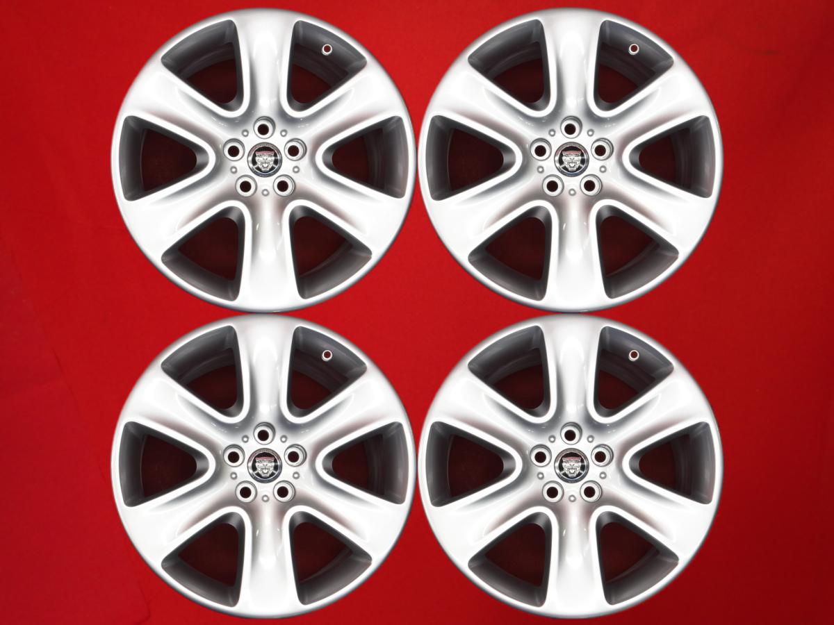 ジャガー XF純正6スポーク 8.5Jx18 +49 5/108 シルバー(銀色)系 XJ8