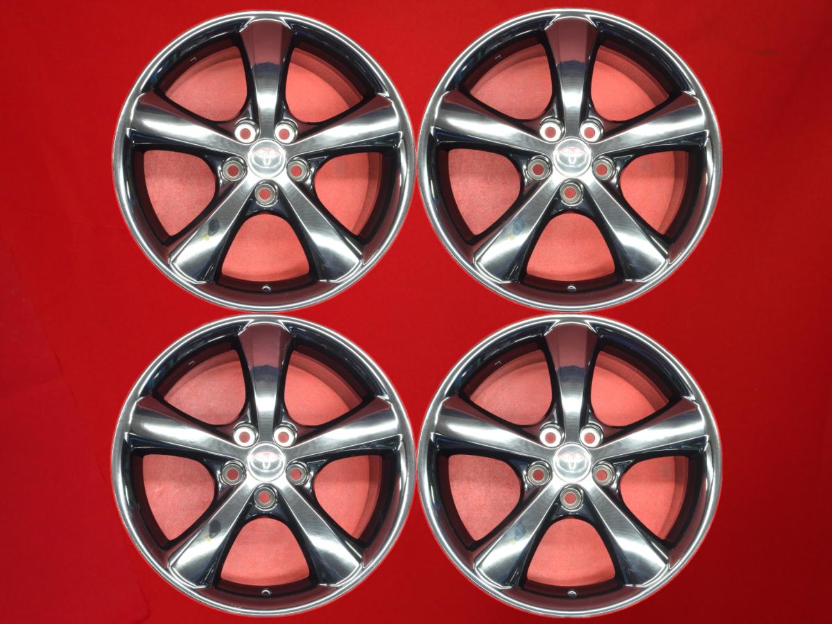 マークX (GRX120-121)Sパッケージ純正 8Jx18 +50 5/114.3 ブラック(黒色)系 ブレイド セルシオ イプサム アルテッツァ C-HR アルテッツァ ジータ スープラ カローラ ルミオン クラウン ロイヤル クラウン マジェスタ カムリ クラウン エステート ヤリス クロス ノア サイ ウ