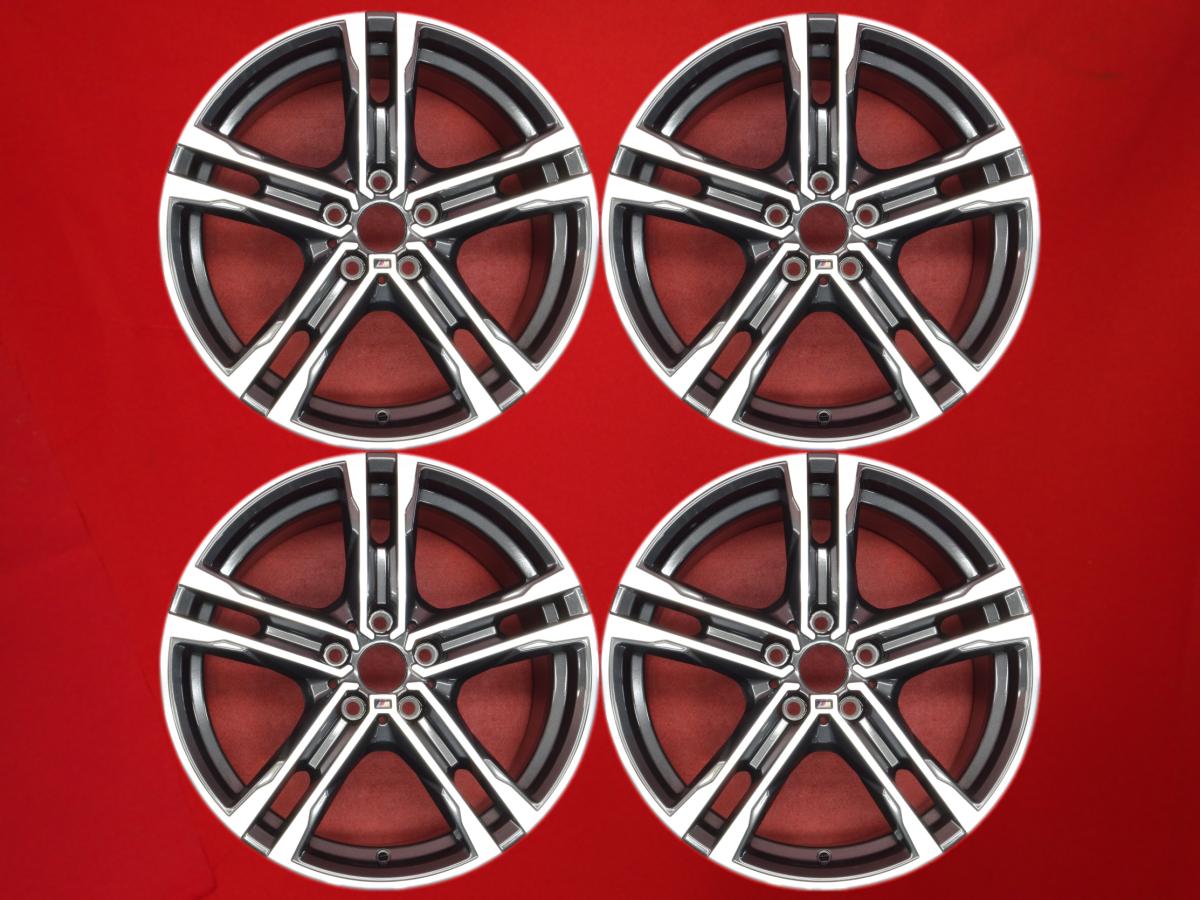 BMW 1 / 2 シリーズ F40 / F44 純正 ダブルスポークスタイリング819M 8Jx18 57 5/112 ガンメタポリッシュ(ガンメタ ポリッシュ) 2シリーズ アクティブツアラー 2シリーズ グランツアラー X1 1シリーズ