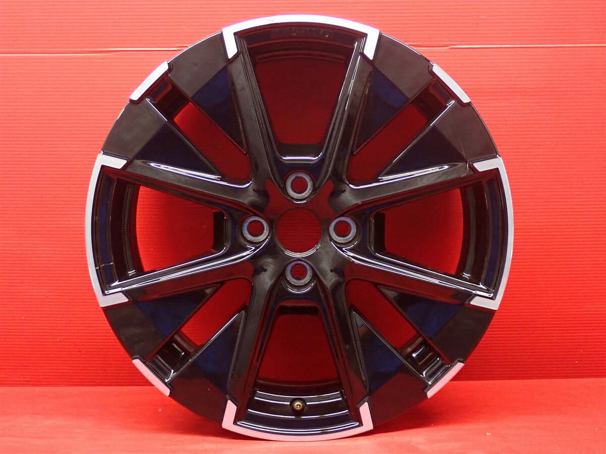 ノート オーラ NISMO 純正 7Jx17 +42 4/100 ブラックポリッシュ(ブラック&ポリッシュ)