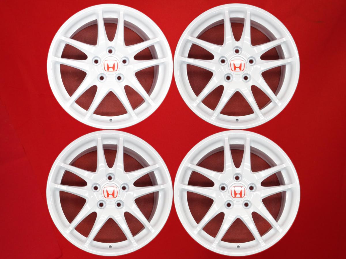 インテグラ タイプR(DC5)純正 7Jx17 +60 5/114.3 ホワイト(白色)系 インテグラ タイプR インテグラ