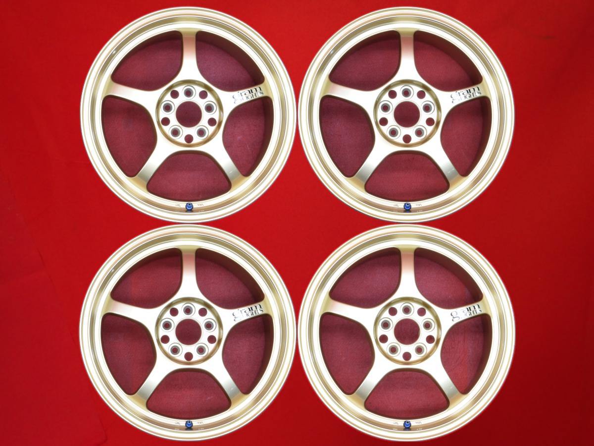 グラムライツ 57C 7.5Jx17 +48 5/100 ゴールド(金色)系 GR 86 カローラ 86 インプレッサ G4 インプレッサ スポーツハイブリッド インプレッサ スポーツ カローラ ツーリング BRZ