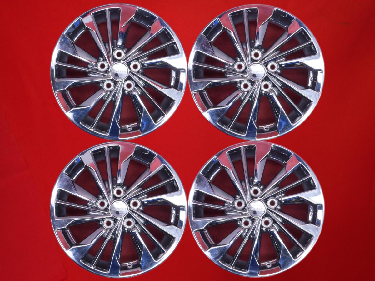 セレナ (C26)ライダー純正 16inch 6Jx16 +45 5/114.3 スーパーメタルコーティング系(メッキ色の塗装) セレナ