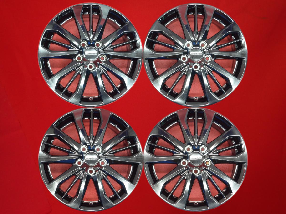 Modulo(モデューロ) MG-024 7Jx17 +55 5/114.3 ブラック(黒色)系 CR-Z WR-V ヴェゼル ステップワゴン スパーダ オデッセイ