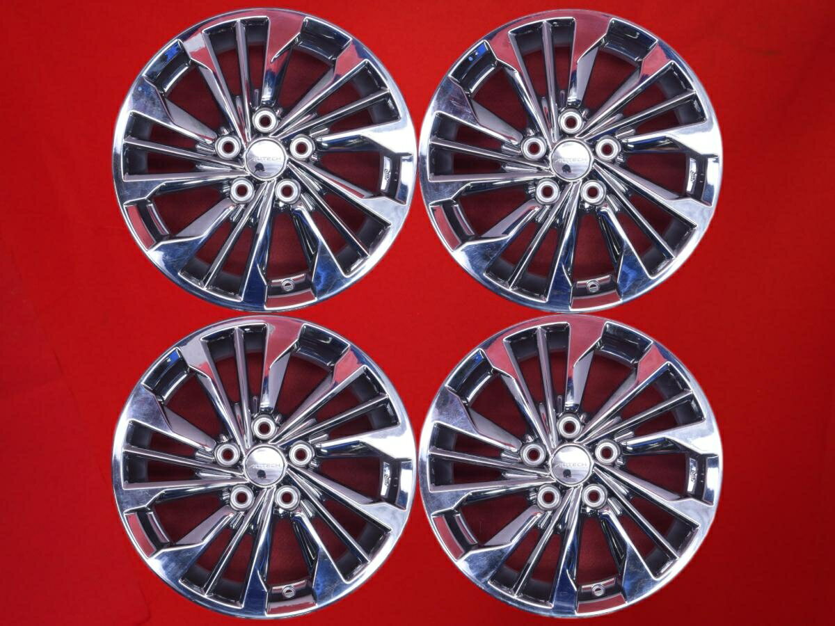セレナ (C26)ライダー純正 16inch 6Jx16 +45 5/114.3 スーパーメタルコーティング系(メッキ色の塗装) セレナ