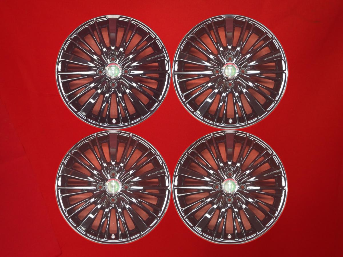 632 LOXARNY(ロクサーニ) TARKUS(タルカス) 5.5Jx16 +48 4/100 ブラック(黒色)系 155/65R13ベース 145/70R12ベース 135/80R12ベース