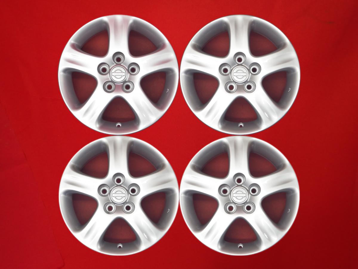 S15 系純正 6.5Jx16 +45 5/114.3 シルバー(銀色)系 シルビア スカイライン