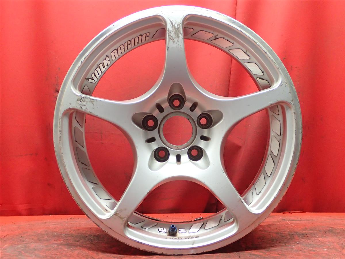VOLK RACING(ボルクレーシング) チャレンジ 8Jx17 +27 5/114.3 シルバーポリッシュ(シルバー&ポリッシュ) シルバー(銀色)系