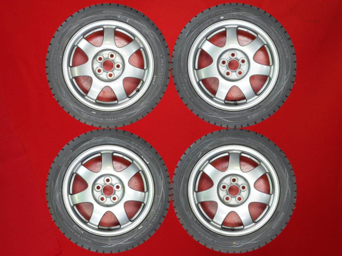 ダンロップ ウィンター MAXX 01(WM01) DUNLOP WINTER MAXX 01 195/55R16 87Q プリウス (20系)純正7スポーク 6Jx16 +45 5/100 ガンメタ系 ウィッシュ アリオン プリウス プレミオ