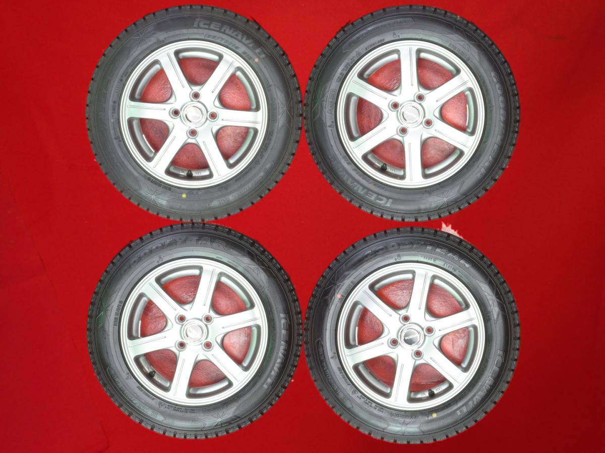 グッドイヤー アイスナビ 6 GOODYEAR ICENAVI 6 165/70R14 81Q 6スポークタイプ 1P 5.5Jx14 +38 4/100 ガンメタ系 パッソ セッテ ブーン ルミナス パッソ ブーン マーチ ヴィッツ アクア ポルテ スイフト