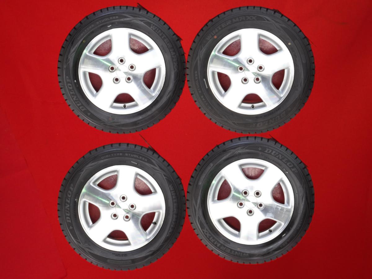 ダンロップ ウィンター MAXX 01(WM01) DUNLOP WINTER MAXX 01 195/65R15 91Q レガシィ 系純正5本スポーク 6Jx15 +55 5/100 シルバーポリッシュ(シルバー&ポリッシュ) インプレッサ インプレッサ アネシス