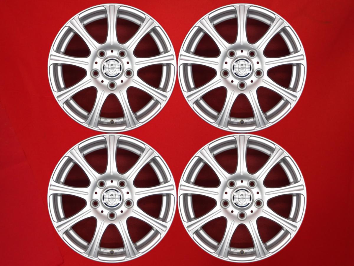 Joker ルーク 6Jx15 +53 5/114.3 シルバー(銀色)系 ラフェスタ ハイウェイスター アベニール プレマシー ヴォクシー エスクァイア ストリーム アクセラ アテンザ ノア アコード ワゴン ステップワゴン