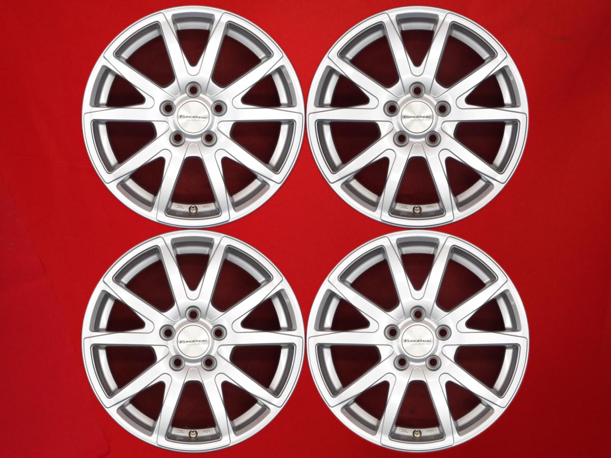 EUROBAHN(ユーロバーン) STX 6.5Jx16 +48 5/108 シルバー(銀色)系 S40 V70 V60 V40 V50