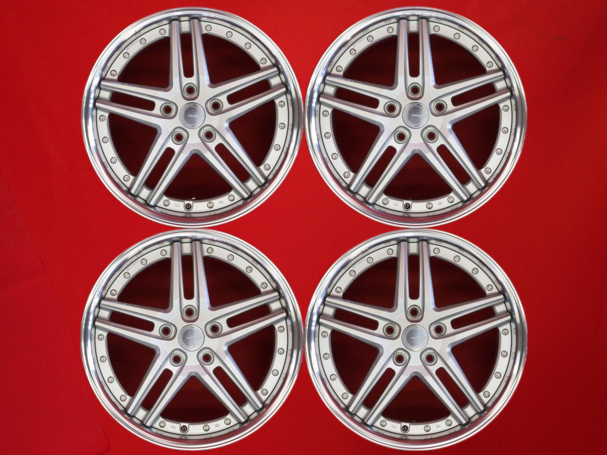 GNOSIS(グノーシス) GR205 7.5Jx18 +43 5/120 ポリッシュ系 シルバー(銀色)系 1シリーズ カブリオーレ