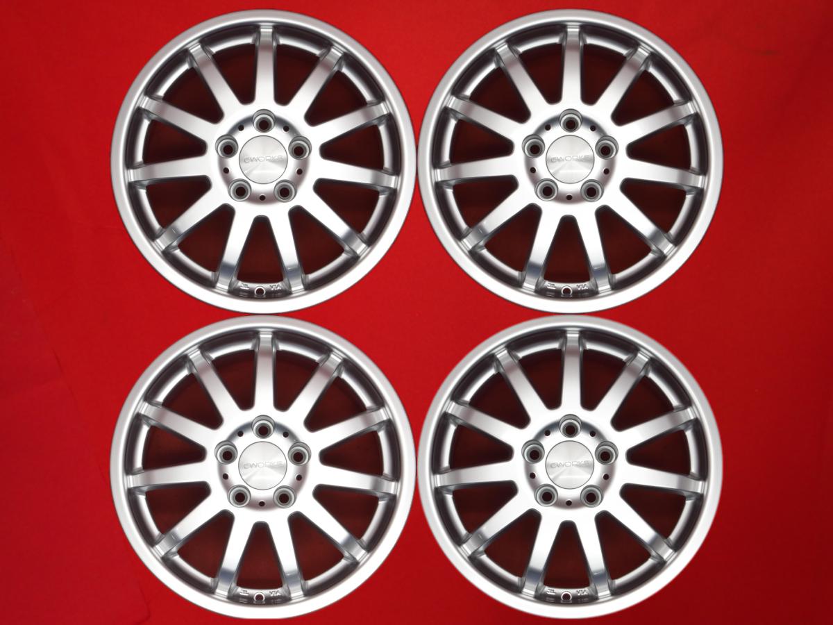 C-Works(シーワークス) MS-1 6.5Jx16 +40 5/112 シルバー(銀色)系 A3 スポーツバック A4 Q2 A6 アバント A6 パサート ヴァリアント