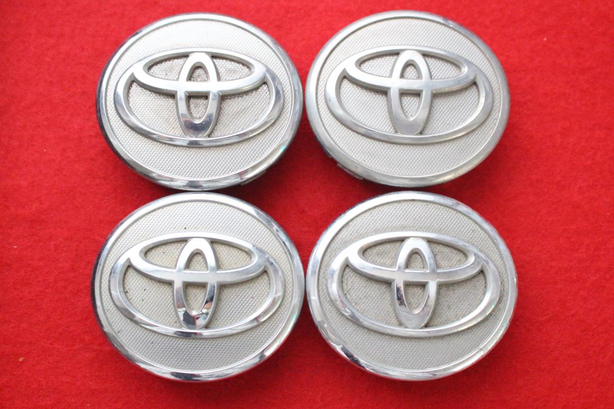 乐天商城 - 4枚 トヨタ/ラクティス 純正 中古 ホイール センタープレート センターカバー エンブレム オーナメント cap
