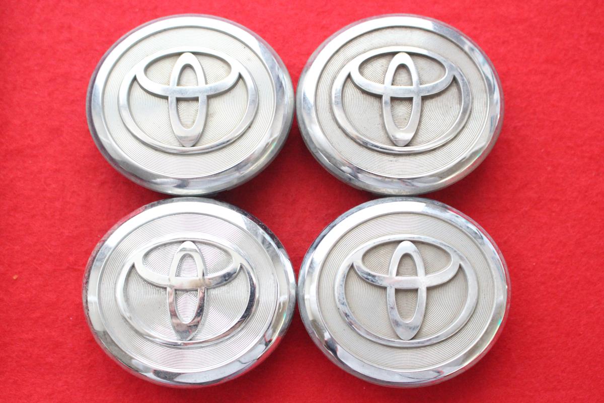 4枚 トヨタ/ウィンダム 純正 中古 ホイール センタープレート センターカバー エンブレム オーナメント cap