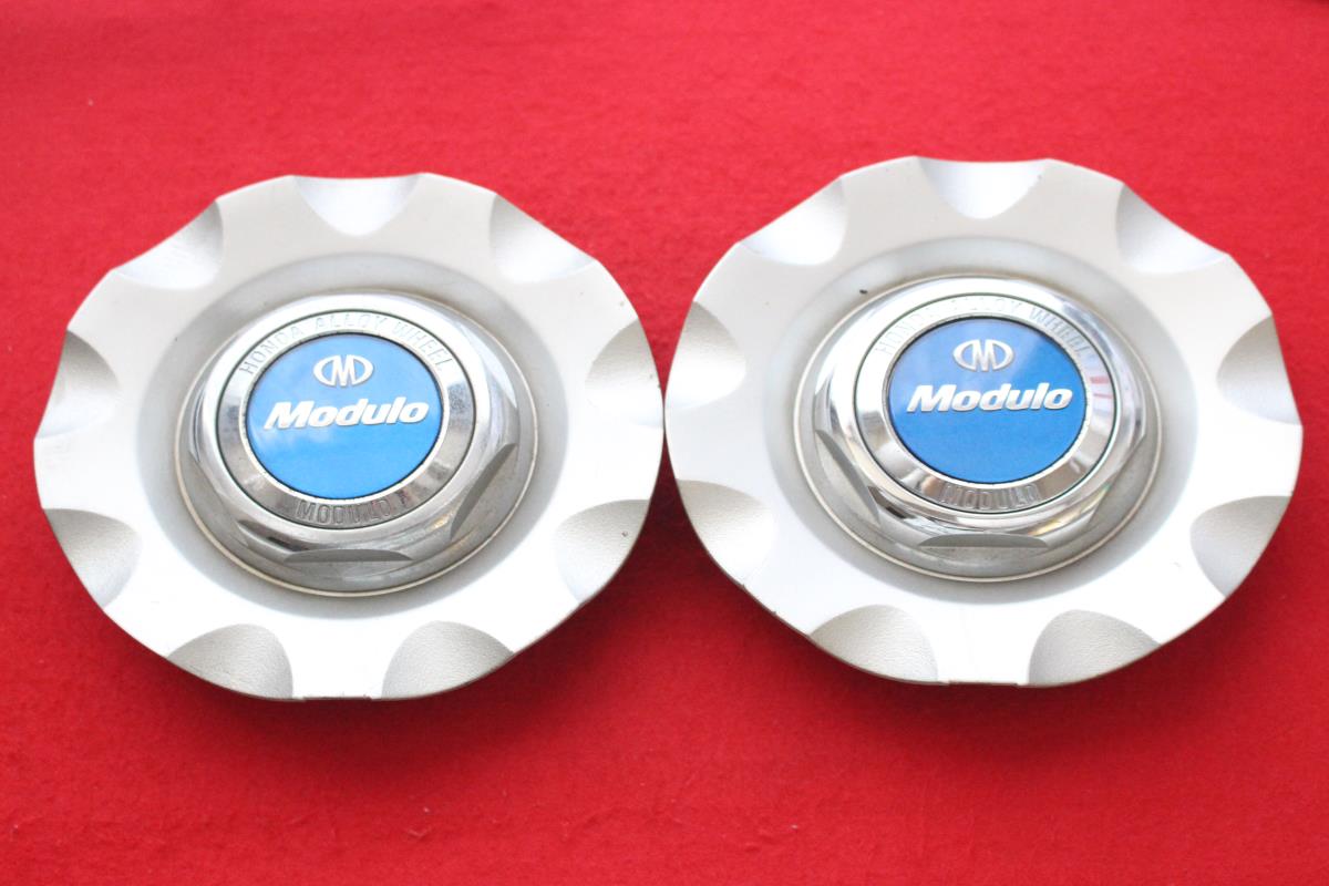 2枚 ホンダ Modulo 純正 中古 ホイール センタープレート センターカバー エンブレム オーナメント cap