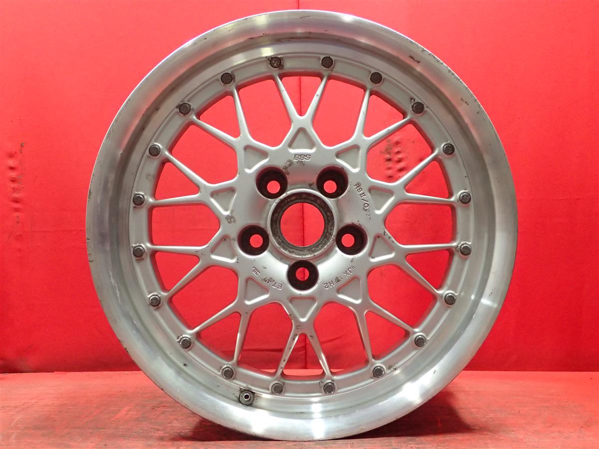 BBS RSII OPEN 8Jx17 +40 5/114.3 ポリッシュ系 シルバー(銀色)系