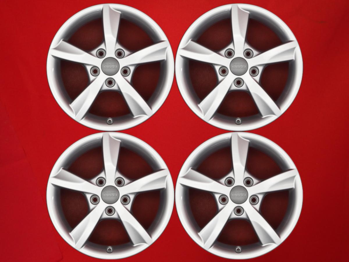 アウディ A3(8V)純正16inch 6Jx16 +48 5/112 シルバー(銀色)系 A3