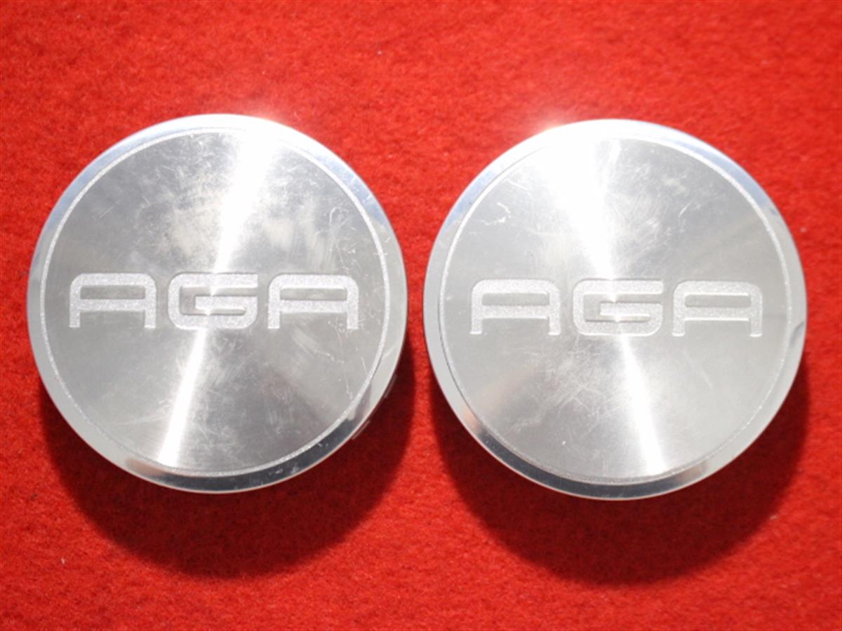 Rakuten - 2枚 AGA 社外 中古 ホイール センターキャップ センターカバー エンブレム オーナメント
