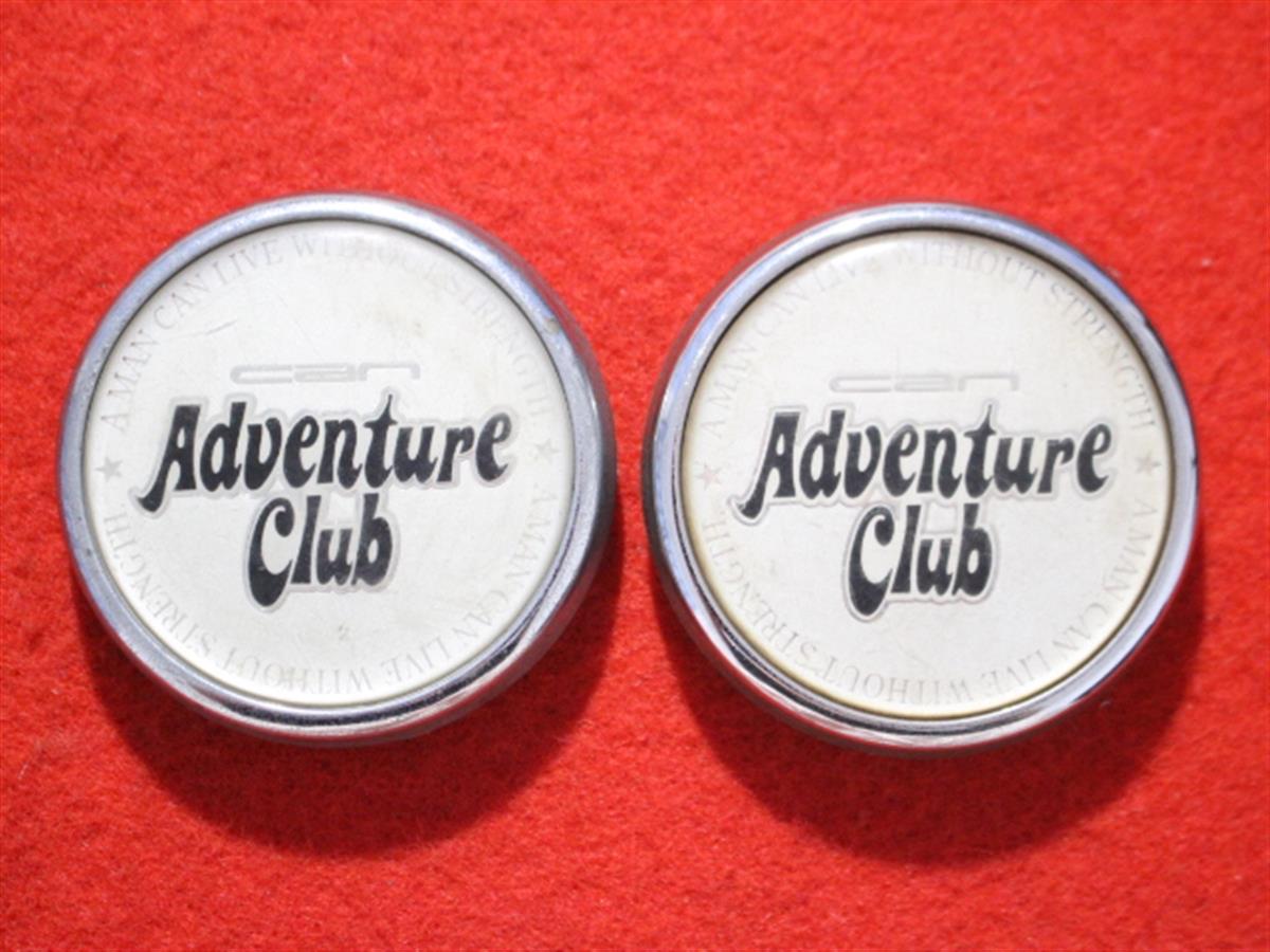 2枚 Aduventure Culb 社外 中古 ホイール センターキャップ センターカバー エンブレム オーナメント